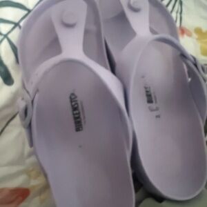 Birkenstock Light Purple Slip-Ons